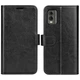 Класичний чохол-книжка Deexe Wallet Style для Nokia C32 - Black - зображення 1