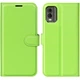 Классический чехол-книжка Deexe Book Type для Nokia C32 - Green - изображение 1