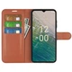 Класичний чохол-книжка Deexe Book Type для Nokia C32 - Brown - зображення 2