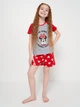 Детская летняя пижама для девочки Disney 2200009096 110-116 см Красная (8445484110234) - изображение 2
