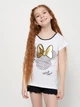 Пижама летняя детская Disney Minie DIS MF 52 04 4914 140 см Белый/Черный (5904009123188) - изображение 1