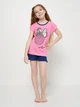 Пижама летняя детская Disney Minie DIS MF 52 04 4914 140 см Черный/Розовый (5904009123249) - изображение 2
