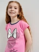 Пижама летняя детская Disney Minie DIS MF 52 04 4914 140 см Черный/Розовый (5904009123249) - изображение 6
