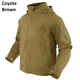 Софтшелл куртка без утепления Condor SUMMIT Zero Lightweight Soft Shell Jacket 609 X-Large, Coyote Brown - изображение 1