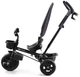 Дитячий триколісний велосипед Kinderkraft Aveo Malachite Grey 5902533922338 - зображення 4