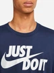 Футболка хлопковая длинная мужская Nike M Nsw Tee Just Do It Swoosh AR5006-410 L Синяя (195871845291) - изображение 3