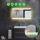 Прямоугольное зеркало с LED подсветкой 80 на 70 см, с двумя сенсорами и подогревом, модель Letizia La Mir (Letiziag37) - изображение 2