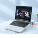 Підставка для ноутбука складана HOCO X Bystander metal folding laptop holder (5 рівнів, Метал, 15,6"). Gray - зображення 6