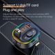 Автомобильный FM ФМ модулятор Terra T86S, Bluetooth 5.1, трансмиттер, вольтметр, USB зарядка QC 3.0 - изображение 3