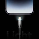 Кабель Type-C на Type-C з підсвічуванням Baseus Glimmer Series Fast Charging (2m, 100W, 5A, 480Mbps). Black - зображення 5