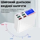 Мультизарядное устройство с дисплеем на 6 портов Digital Lion MCS-896P | зарядная станция с быстрой зарядкой PD 3.0 + QC 3.0, 87 W - изображение 7