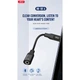 Перехідник адаптер із Lightning на роз'єм для навушників mini jack 3.5 mm XO NB181A audio adapter. Black - зображення 3