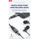 Перехідник адаптер із Lightning на роз'єм для навушників mini jack 3.5 mm XO NB181A audio adapter. Black - зображення 4