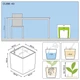 Кашпо Lechuza Cube Premium 40 31 л 16369 - зображення 2