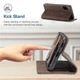 Чехол книжка с магнитом Samsung Galaxy S20 FE CaseMe Dark Brown (30855-05) - изображение 4