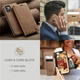 Чохол книжка з магнітом iPhone 14 Plus CaseMe Brown (30852-30) - зображення 5