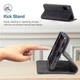 Чохол книжка з магнітом Samsung Galaxy S20 FE CaseMe Black (30855-2B) - зображення 4