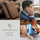 Чехол книжка с магнитом OPPO Reno7 CaseMe Brown (30857-30) - изображение 4