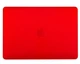 Защитный матовый красный чехол Matte Hard Shell Case для MacBook New Air 13" матовая накладка для Макбук Эир - изображение 3