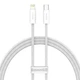 Кабель BASEUS Type-C to Lightning Dynamic Series Fast Charging Data Cable |2m, 20W| (CALD000107) white - изображение 1