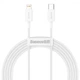 Кабель Baseus CATLYS-02 Superior Series Fast Charging Type-C to Lightning PD 20W 0.25m white - изображение 1