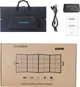 Przenośny panel słoneczny do UMB CHOETECH 160W (196x54 cm) 1x100W. 1xUSB QC3.0 18W. 1xUSB-C PD3.0 45W. 1xUSBA 12W (SC010-BK) - obraz 4
