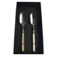 Набор ложек для салата Domus&Design Idis Champagne Pearl 2 шт CD3IDSS/CH - изображение 2
