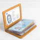 Кожаная обложка на id паспорт, для документов (права, техпаспорт) Villini 017 Желтый - изображение 2