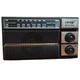 Радиоприёмник с солнечной панелью FM USB MicroSD и фонариком NNS NS-8126S на аккумуляторе Чёрный - изображение 1
