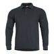 Тактическое поло с длинным рукавом Pentagon ANIKETOS LONG POLO K09013 Large, Чорний - изображение 1