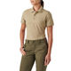 Футболка жіноча поло 5.11 Tactical Womens Utility Short Sleeve Polo 5.11 Tactical Silver M (Тан) - зображення 2