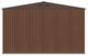 Садовий будинок - гараж металевий Kingston 380x480 Walnut 000346 - зображення 2