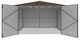 Садовий будинок - гараж металевий Kingston 380x480 Walnut 000346 - зображення 3