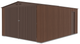 Садовий будинок - гараж металевий Kingston 380x480 Walnut 000346 - зображення 4