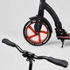 Самокат двухколесный Best Scooter 40860 (4) колеса PU – переднее 23 см, заднее – 20 см, 1 амортизатор, широкий руль, зажим руля - изображение 4