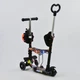 Самокат с сидением 5 в 1 Best Scooter 15600 Божья коровка корзинка родительская ручка оранжевый - изображение 2