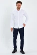 Сорочка однотонна Trend Collection 40601 Білий S - зображення 2