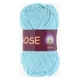 Пряжа Vita Cotton Rose (Віта Коттон Троянда) 3909 блакитний - зображення 2