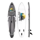 SUP CRUISER AquaLust САП 10.8 Grey доска дошка новая 2 слоя 330 см. борд board арт.7 - изображение 2