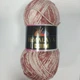 Пряжа Denim Himalaya Турция 100% хлопок 50 г -140 м цвет таракотово-белый Спицы 3,5 мм - изображение 1