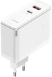 Ładowarka sieciowa Baseus GaN5 Pro Fast Charger C+U 100W EU (Z kablem Type-C do Type-C 100W 20V/5A 1 m) Biała (CCGP090202) - obraz 4
