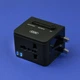 Перехідник зарядний на всі розетки світу Adapter XO WL-01 EU-US-UK - зображення 3