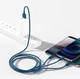Кабель Baseus Superior 3-in-1 (Micro USB + Lightning + Type-C) 3.5A скоростной CAMLTYS-03 - изображение 6