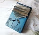 Музыкальный инструмент Калимба 17 key Kalimba Blue Flamingo - изображение 1