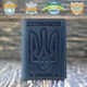 Кожаная обложка на id паспорт, для документов (права, техпаспорт) Villini 017 Голубой - изображение 4