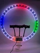 Кольцевая LED лампа для съемки с 3 держателями телефона и штативом XPRO 3D-45RGB USB 45cm (40919-3D-45RGB) - изображение 4