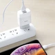 СЗУ зарядний пристрій HOCO C73A 2USB/2.4A з кабелем для заряджання USB - Lightning Білий - зображення 6