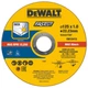 Круг відрізний DeWALT FASTCUT, нержавіюча сталь/листовий метал, 125x1x22, 23 мм, 100 шт (DT20540) - зображення 1