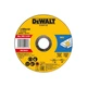 Круг відрізний DeWALT HIGH PERFOR, нержавіюча сталь/листовий метал,125x1.0x22,23 мм, 10 шт (DT43972) - зображення 1