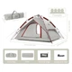 Палатка Naturehike NH21ZP008 4x Grey/Red (6927595777572) - изображение 6
